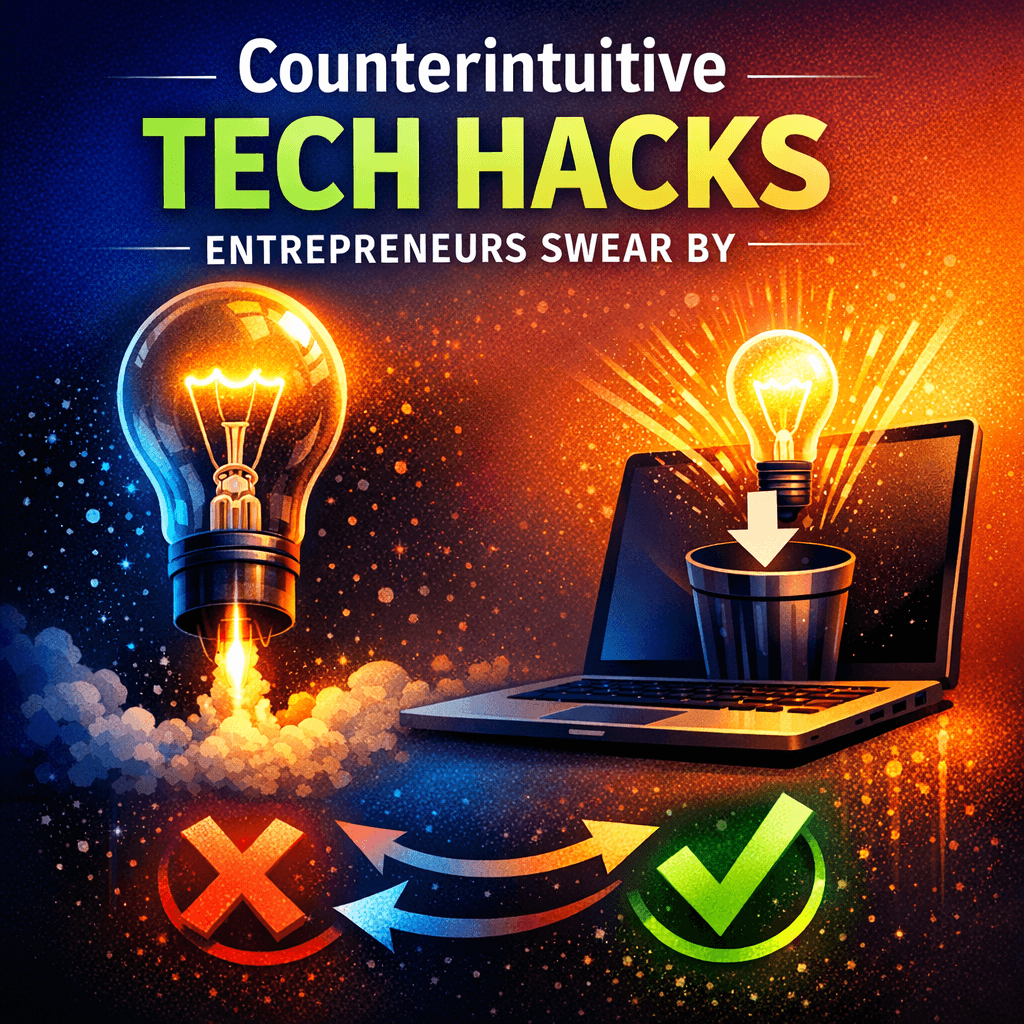 Counterintuitive Tech Hacks Entrepreneurs Swear By