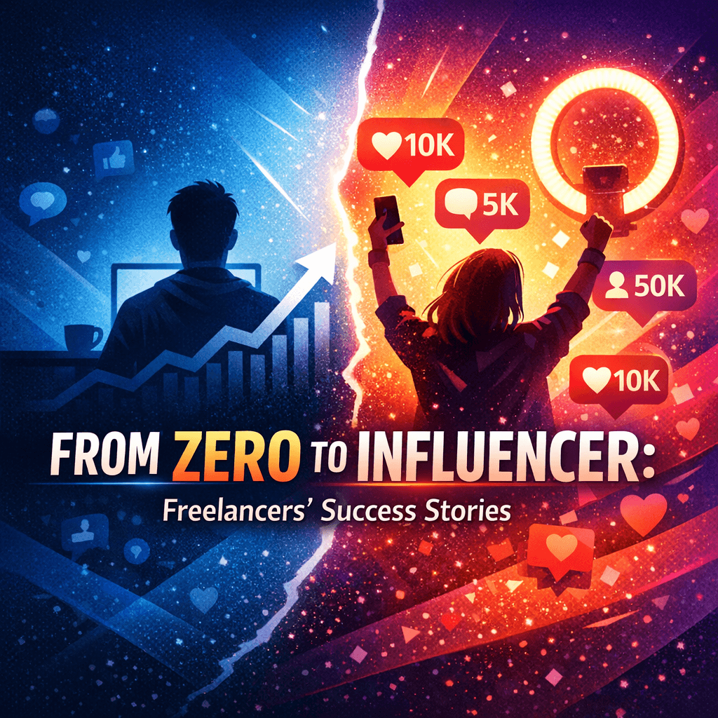 From Zero to Influencer: Freelancers' Success Stories