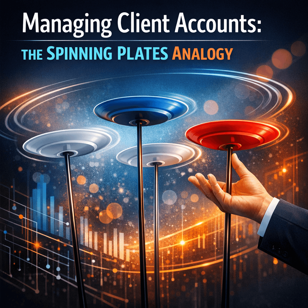 Managing Client Accounts: The Spinning Plates Analogy