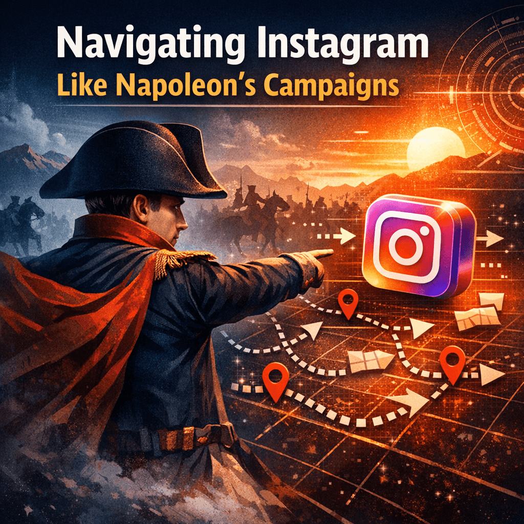 Navigating Instagram Like Napoleon's Campaigns
