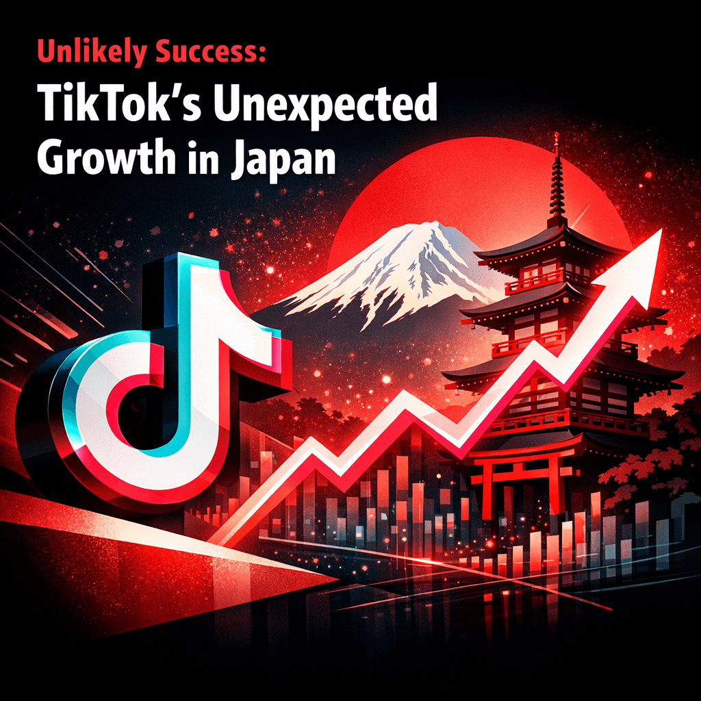 Unlikely Success: TikTok's Unexpected Growth in Japan